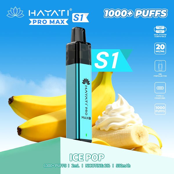 bulk wholesale Hayati Pro Max S1 Vape Kit Box of 10 - H'Bubba