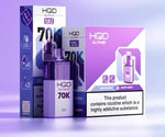 bulk wholesale HQD Glow Air 70K Prefilled Pod Vape Kit Box of 5 - Kiwi Passionfruit Guava + Strawberry Kiwi