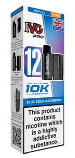 bulk wholesale IVG Pro 10k Replacement Pods - Blue Sour Raspberry