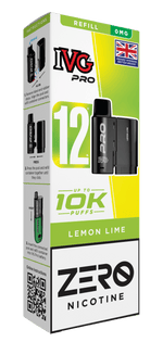 bulk wholesale IVG Pro 10k Replacement Pods - Lemon Lime