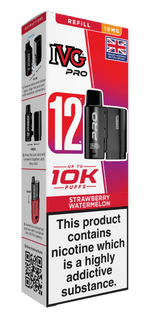 bulk wholesale IVG Pro 10k Replacement Pods - Strawberry Watermelon
