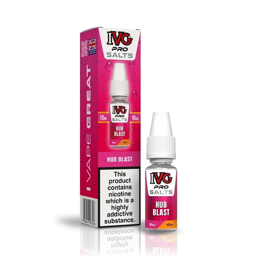 bulk wholesale IVG Pro Nic Salt 10ml E-liquids Box of 10 - Hub Blast