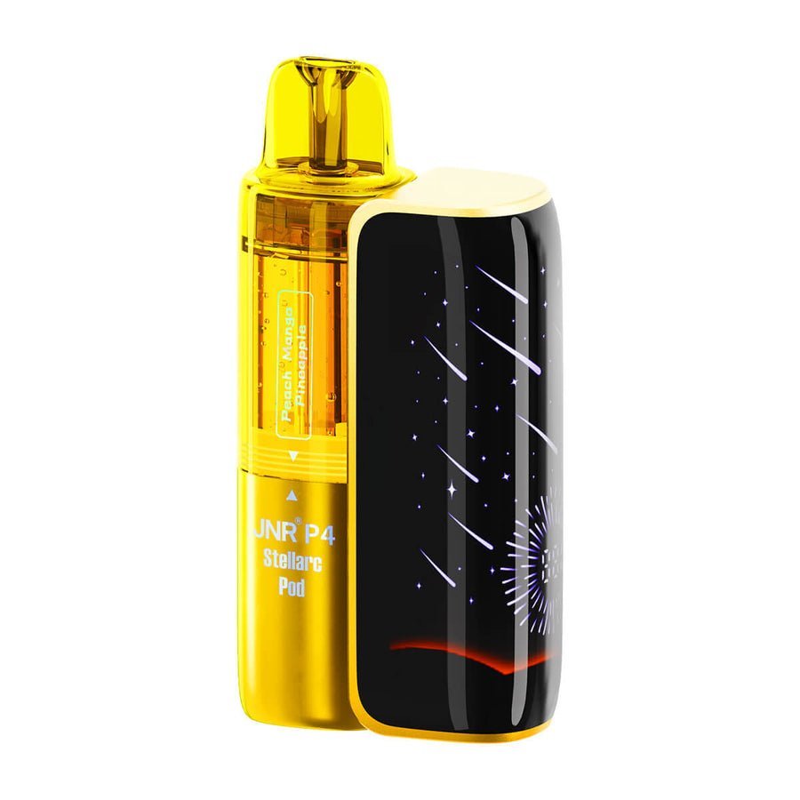bulk wholesale JNR P4 Stellarc 100K Refillable Vape Kit Pack of 3 - Peach Mango Pineapple/Watermelon Mango Peach