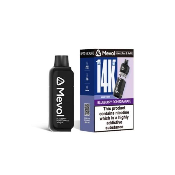 bulk wholesale Mevol S7000 Replacement Pods Box of 5 - Blueberry Pomegranate