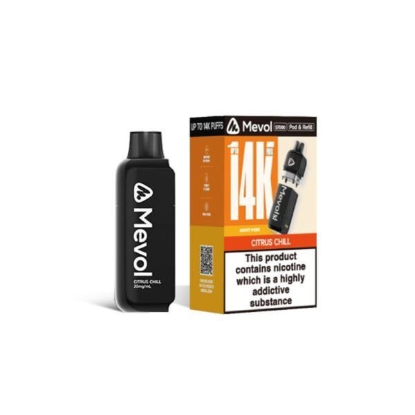 bulk wholesale Mevol S7000 Replacement Pods Box of 5 - Citrus Chill