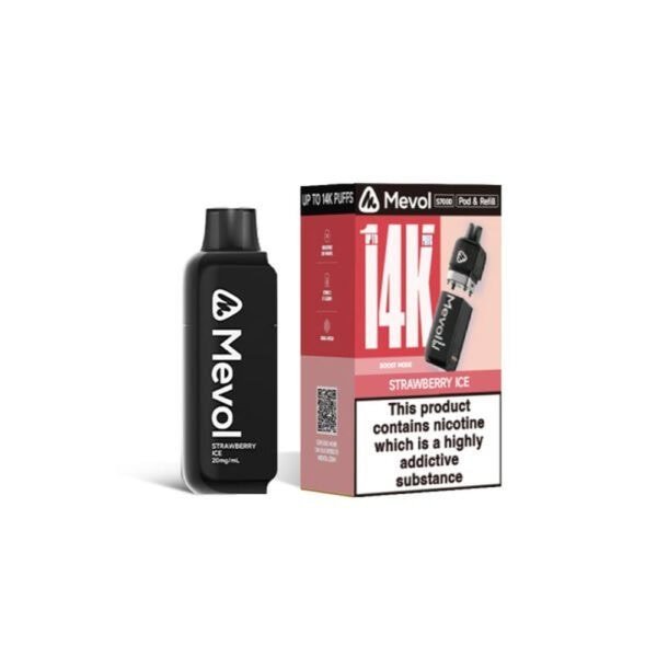 bulk wholesale Mevol S7000 Replacement Pods Box of 5 - Strawberry Ice