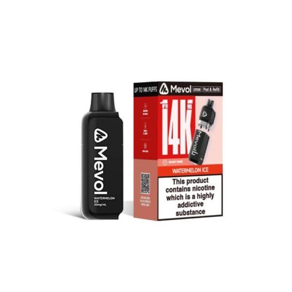 bulk wholesale Mevol S7000 Replacement Pods Box of 5 - Watermelon Ice