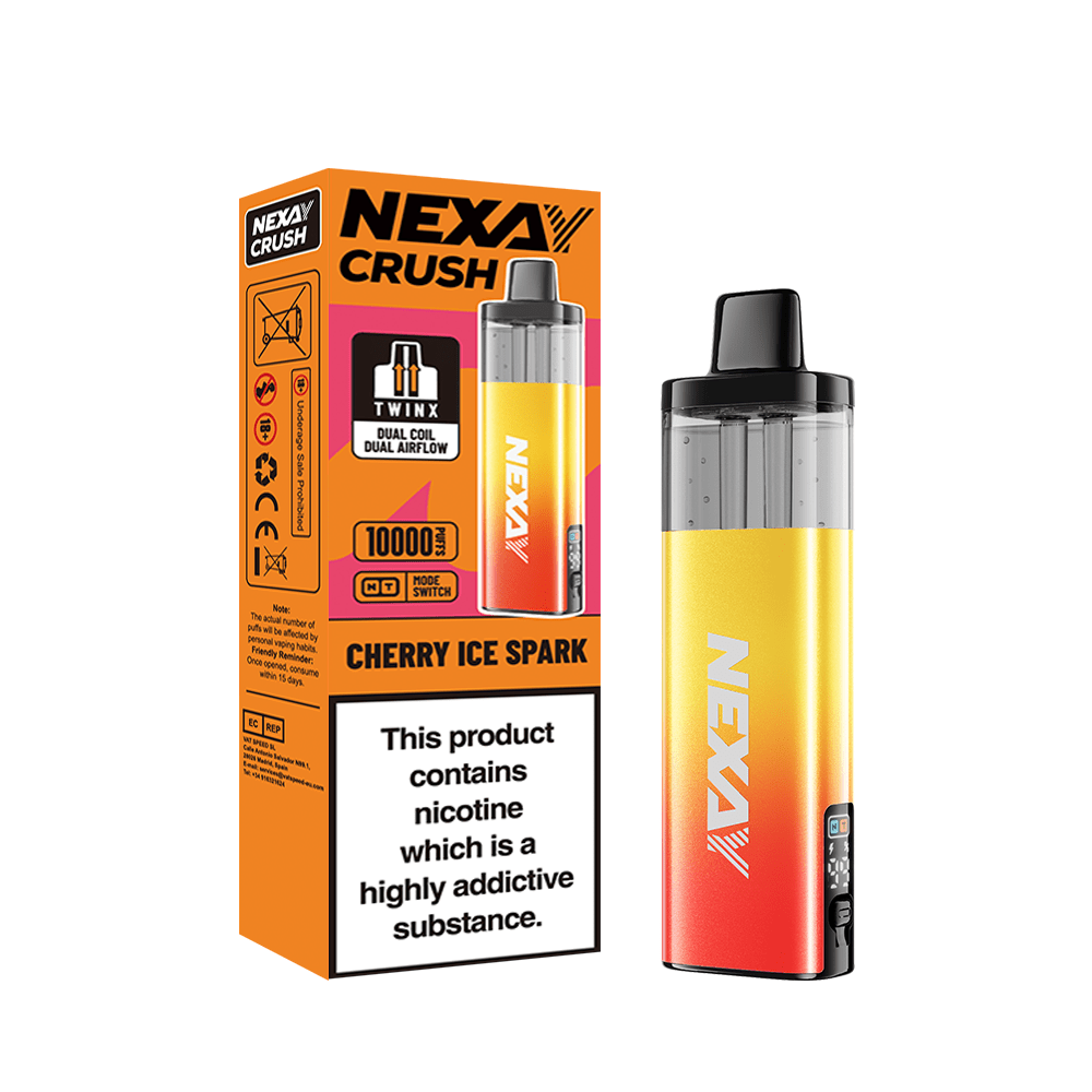 bulk wholesale Nexay Crush 10k Vape Kit Box of 5 - Cherry Ice Spark