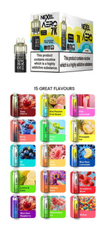 bulk wholesale Nexel Aero 7k Prefilled Pod Vape Kit Pack of 5 - Strawberry Blast