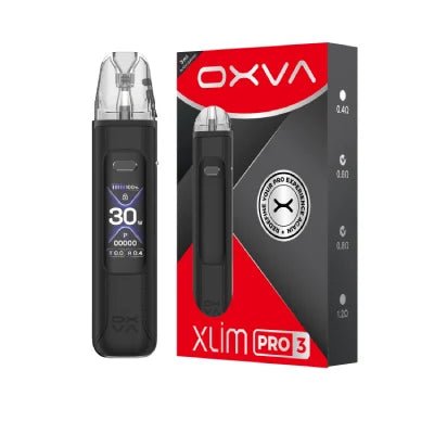 bulk wholesale Oxva Xlim Pro 3 Pod Vape Kit - Black Leather