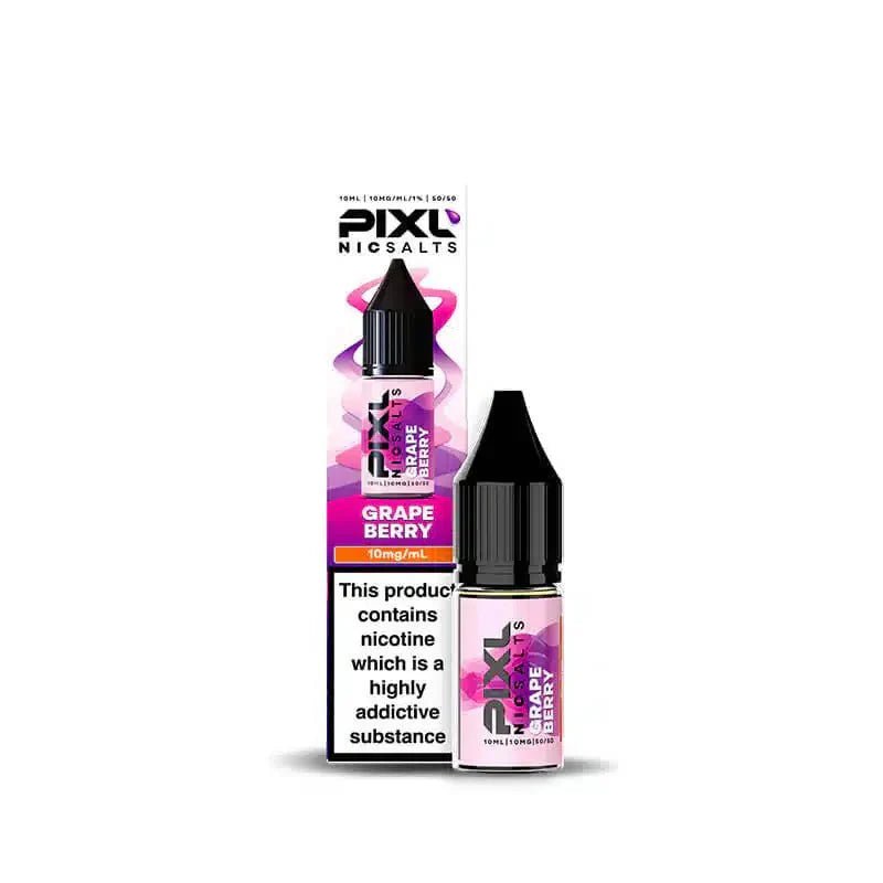 bulk wholesale PIXL Nic Salt 10ml E - Liquids Box of 10 - Grape Berry