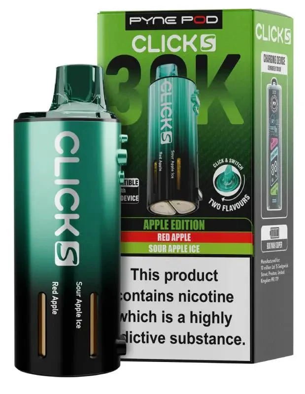 bulk wholesale Pyne Pod Click S 30K Replacement Pods Pack of 5 - Apple Edition