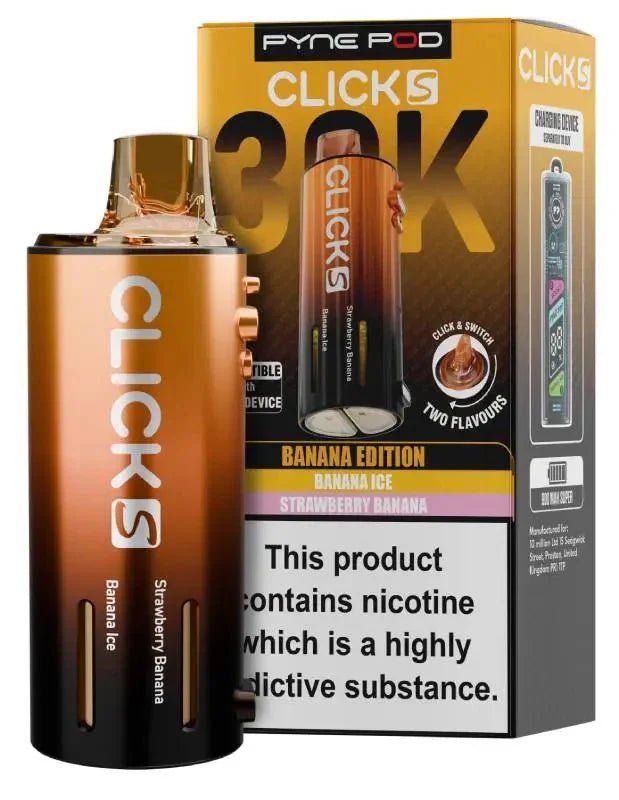 bulk wholesale Pyne Pod Click S 30K Replacement Pods Pack of 5 - Banana Edition