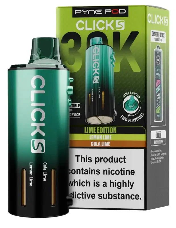 bulk wholesale Pyne Pod Click S 30K Replacement Pods Pack of 5 - Lime Edition