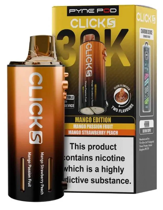 bulk wholesale Pyne Pod Click S 30K Replacement Pods Pack of 5 - Mango Edition