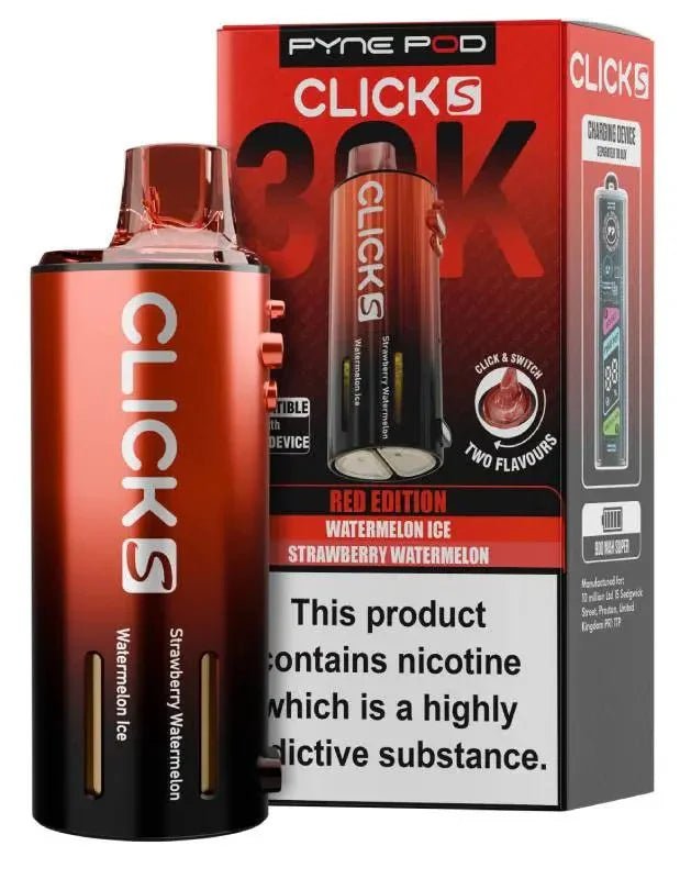 bulk wholesale Pyne Pod Click S 30K Replacement Pods Pack of 5 - Red Edition