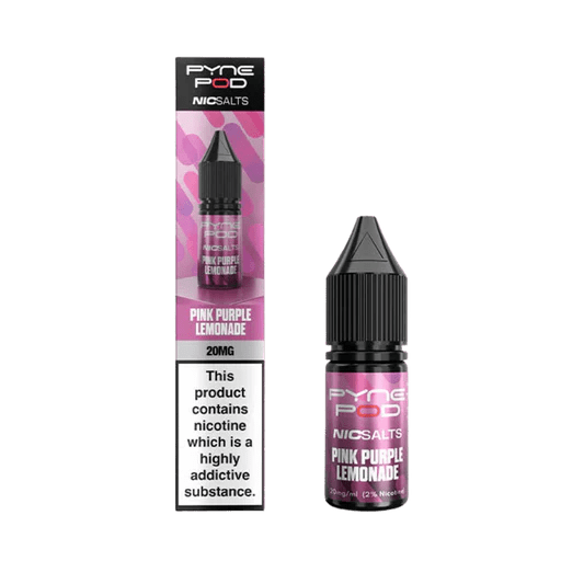 bulk wholesale Pyne Pod Nic Salts 10ml E-liquid Box of 10 - Pink Purple Lemonade
