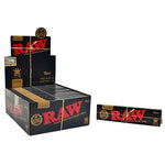 bulk wholesale Raw Black Rolling Papers King Size Slim - Pack of 24 -