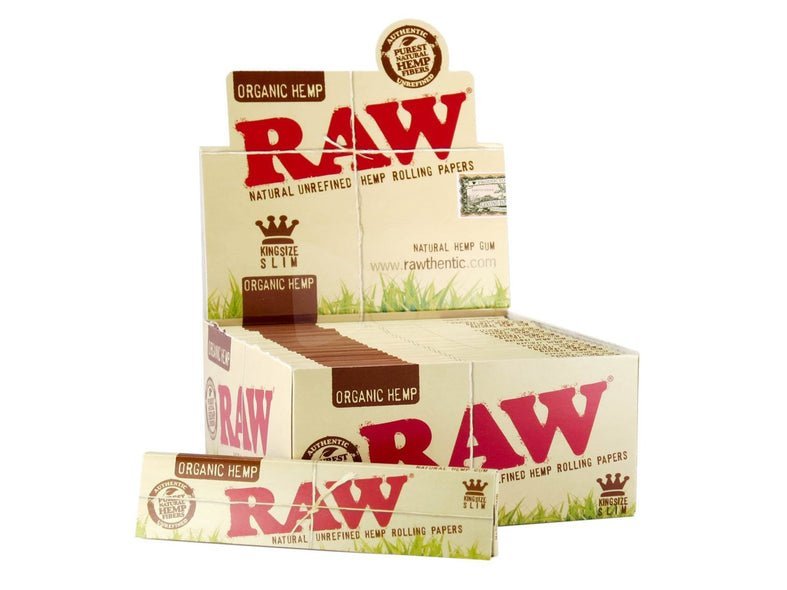 bulk wholesale RAW Organic King Size Slim Rolling Papers -