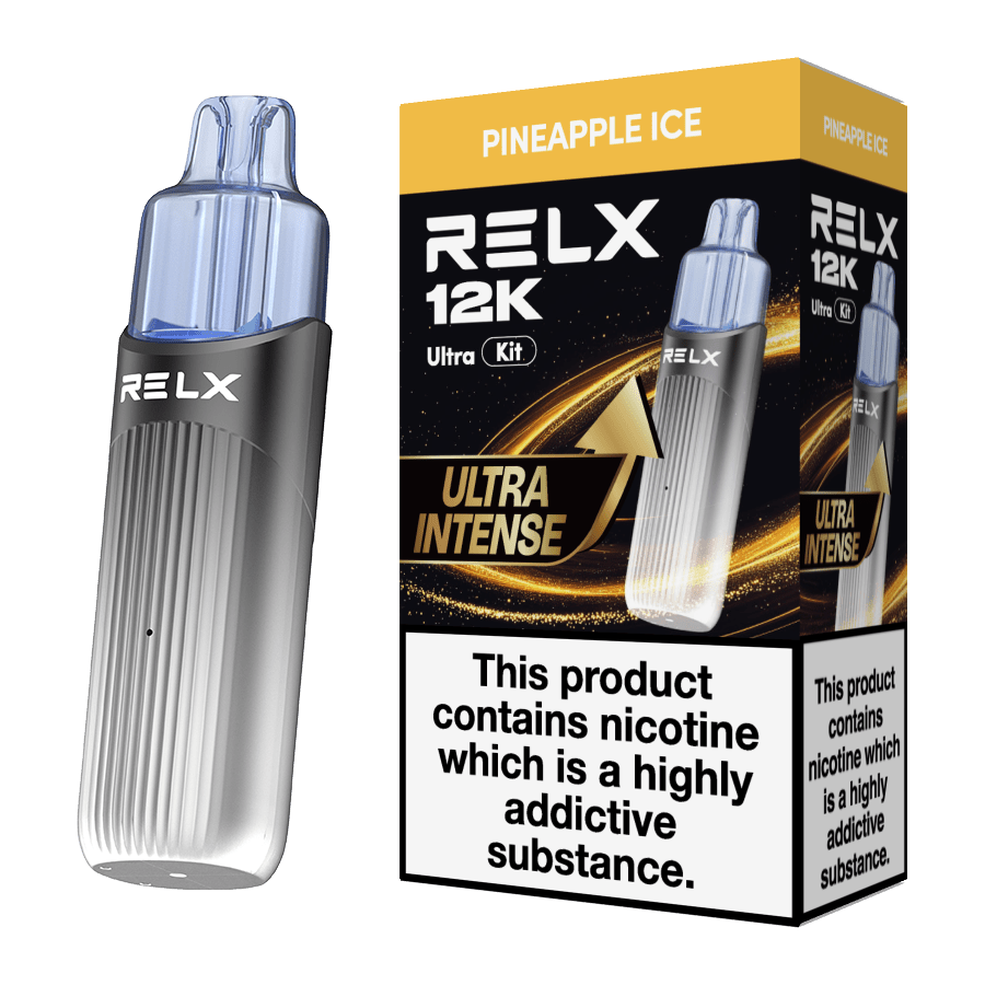 bulk wholesale Relx 12k Ultra Pod Vape Kit Box of 5 - Pineapple Ice