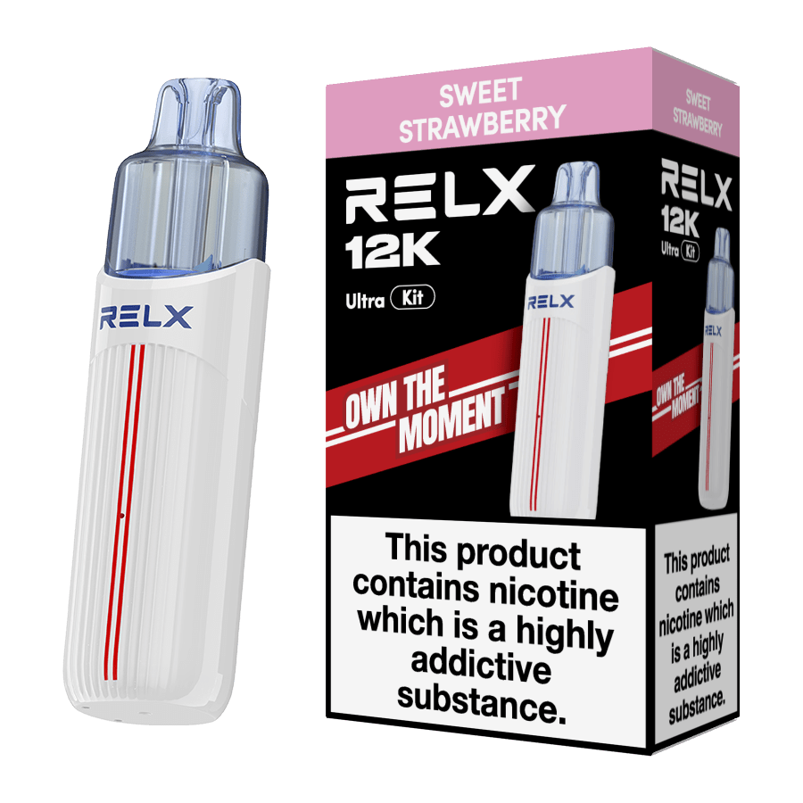 bulk wholesale Relx 12k Ultra Pod Vape Kit Box of 5 - Sweet Strawberry