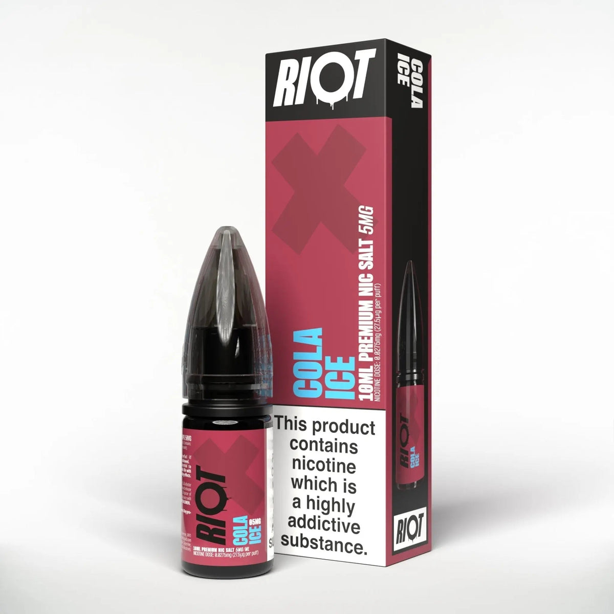 bulk wholesale Riot X Nic Salts 10ml E - Liquid - Cola Ice