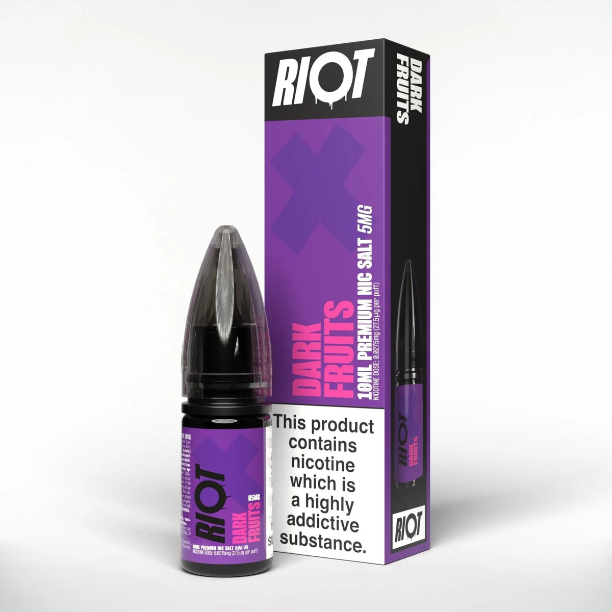 bulk wholesale Riot X Nic Salts 10ml E - Liquid - Dark Fruits