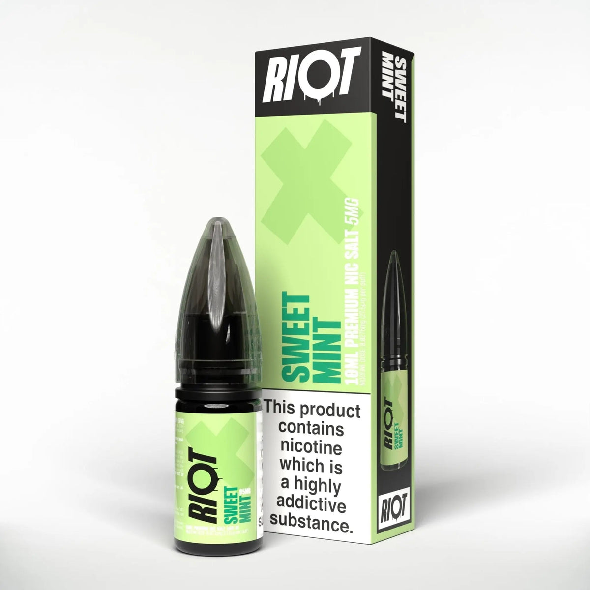 bulk wholesale Riot X Nic Salts 10ml E - Liquid - Sweet Mint