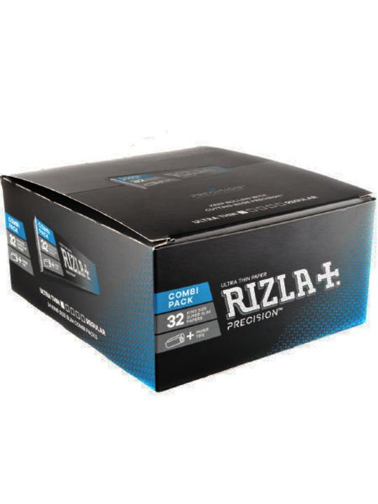 bulk wholesale Rizla Precision Connoisseur Ultra Thin King Size With Roach Tips Pack of 32 -