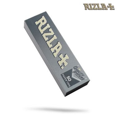 bulk wholesale Rizla Silver Rolling Papers & Tips With Roach Pack of 50 -