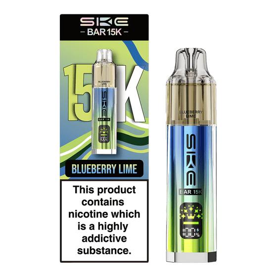 bulk wholesale Ske Bar 15k Prefilled Pod Vape Kit Box of 5 - Blueberry Lime