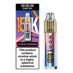bulk wholesale Ske Bar 15k Prefilled Pod Vape Kit Box of 5 - Blueberry Raspberries