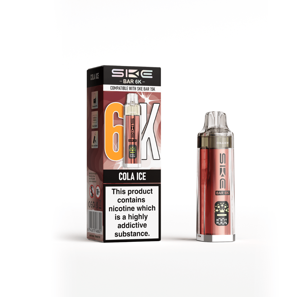 bulk wholesale SKE Bar 6K Prefilled Pod Kit Box of 5 - Cola Ice