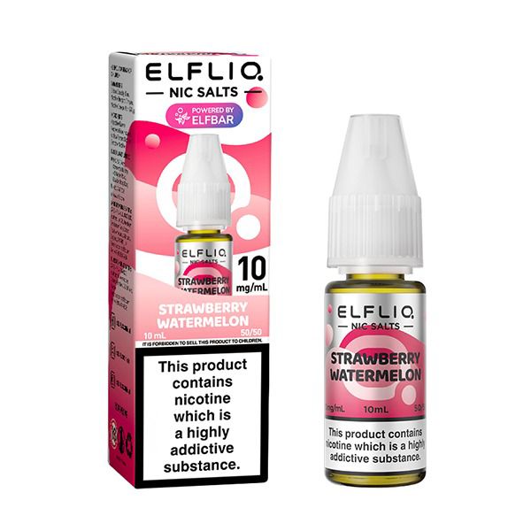 bulk wholesale Strawberry Watermelon - ELFLIQ 10ML NIC SALT - 10mg