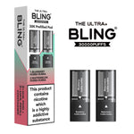 bulk wholesale The Bling Ultra Plus 30k Replacement Pods Pack of 5 - Blueberry Hubba Bubba/Watermelon Hubba Bubba