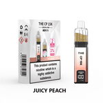 bulk wholesale The Crystal Pro CP 15k Prefilled Pod Vape Box of 5 - Juicy Peach