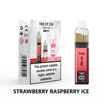bulk wholesale The Crystal Pro CP 15k Prefilled Pod Vape Box of 5 - Strawberry Raspberry Ice