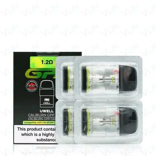 bulk wholesale Uwell Caliburn GPP Replacement Pods | 4Packs - 1.2 ohm