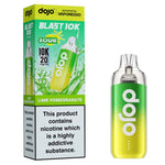 bulk wholesale Vaporesso Dojo Blast 10k Prefilled Pod Vape Kit Box of 5 - Lime Pomegranate