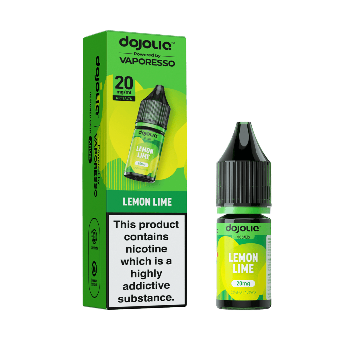 bulk wholesale Vaporesso Dojo Liq 10ml Nic Salt Box of 10 - Lemon Lime