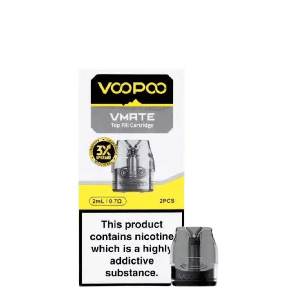 bulk wholesale Voopoo Vmate Top Fill Replacement Pods 2ml Pack of 2 - 0.7ohm