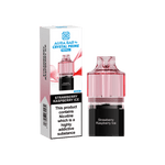 bulk wholesale Crystal Prime Aura Bar 10k Replacement Pods Box of 5 - Strawberry Raspberry Ice