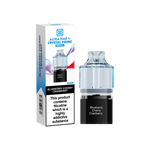 bulk wholesale Crystal Prime Aura Bar 10k Replacement Pods Box of 5 - Blue Cherry Cranberry