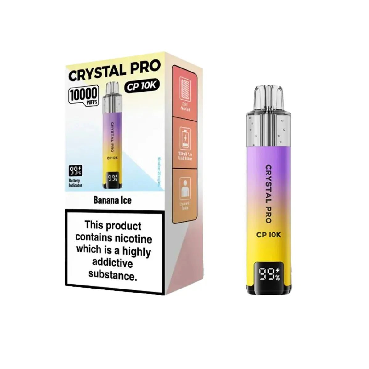 bulk wholesale Crystal Pro CP10000 Prefilled Pod Kit Box of 5 - Fruit Bomb