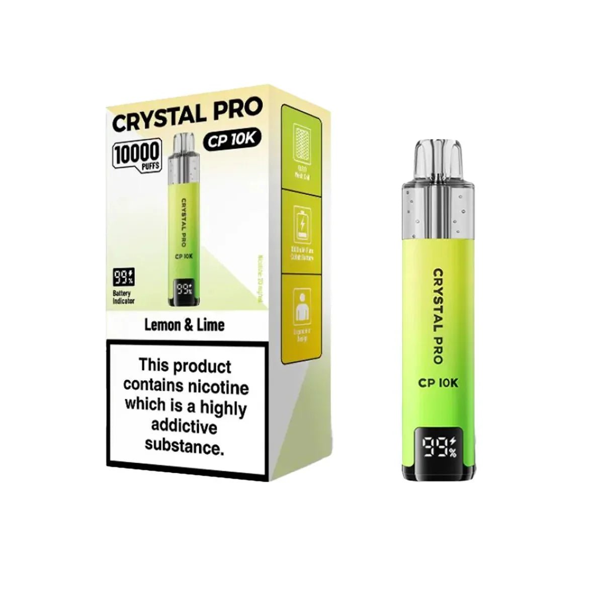 bulk wholesale Crystal Pro CP10000 Prefilled Pod Kit Box of 5 - Fruit Bomb