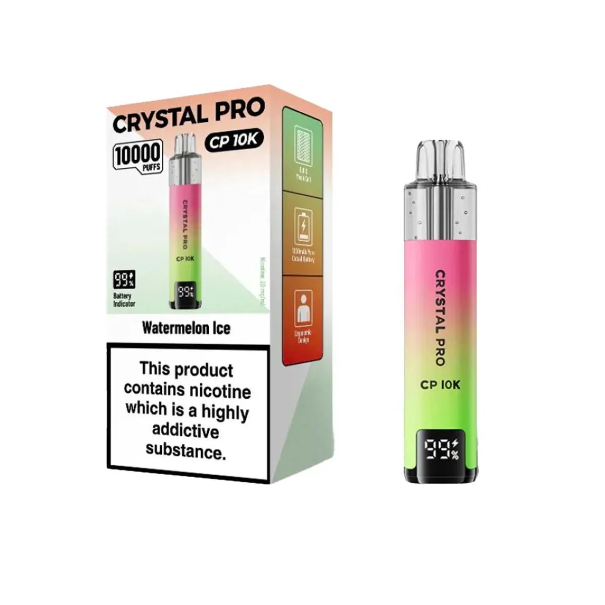 bulk wholesale Crystal Pro CP10000 Prefilled Pod Kit Box of 5 - Fruit Bomb