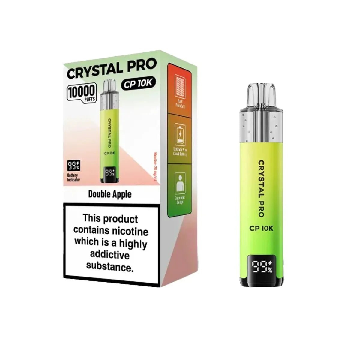 bulk wholesale Crystal Pro CP10000 Prefilled Pod Kit Box of 5 - Fruit Bomb