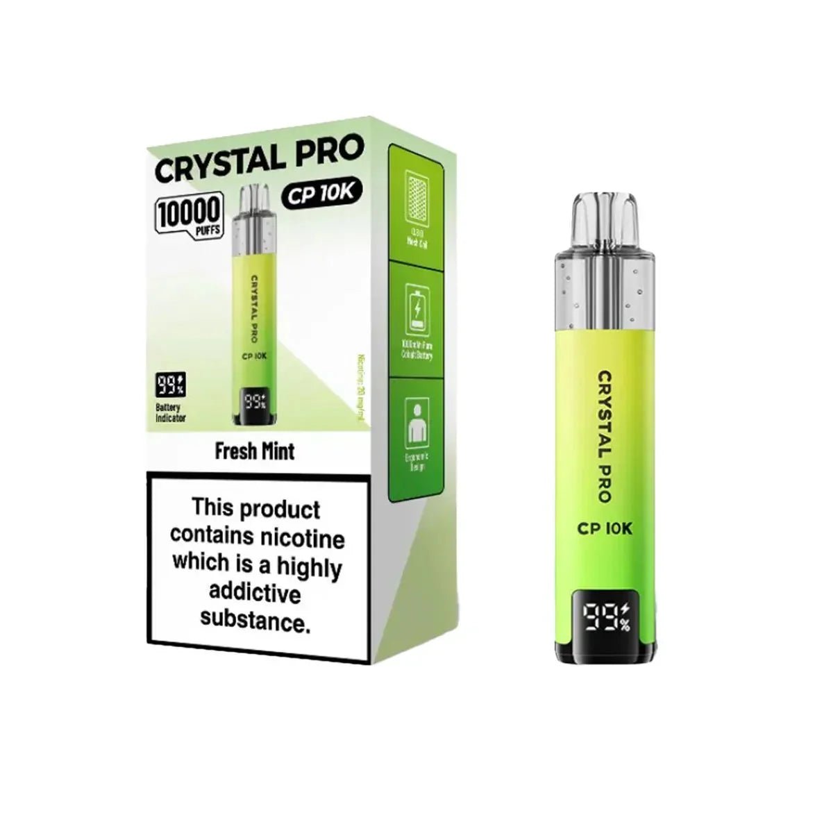 bulk wholesale Crystal Pro CP10000 Prefilled Pod Kit Box of 5 - Fruit Bomb