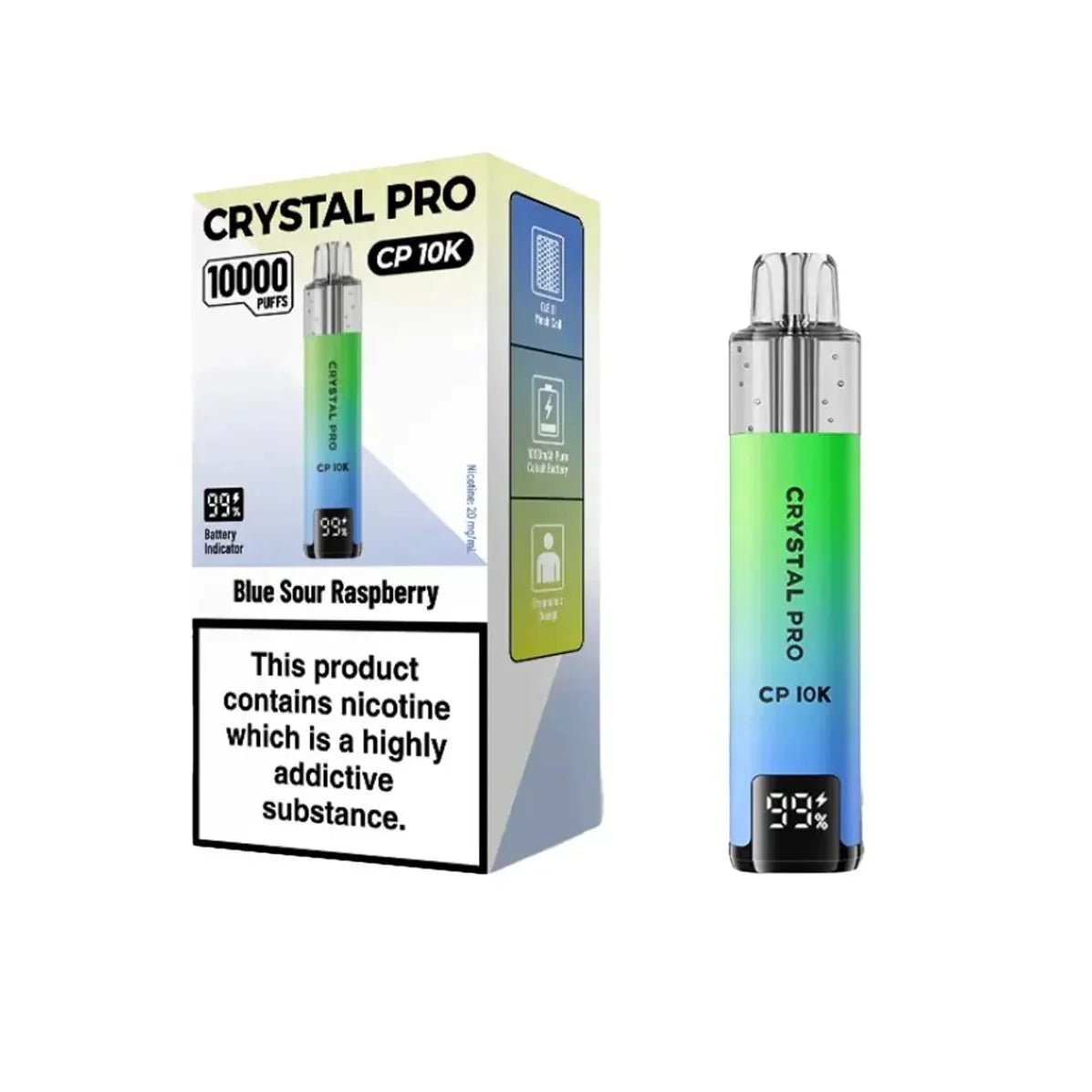 bulk wholesale Crystal Pro CP10000 Prefilled Pod Kit Box of 5 - Fruit Bomb