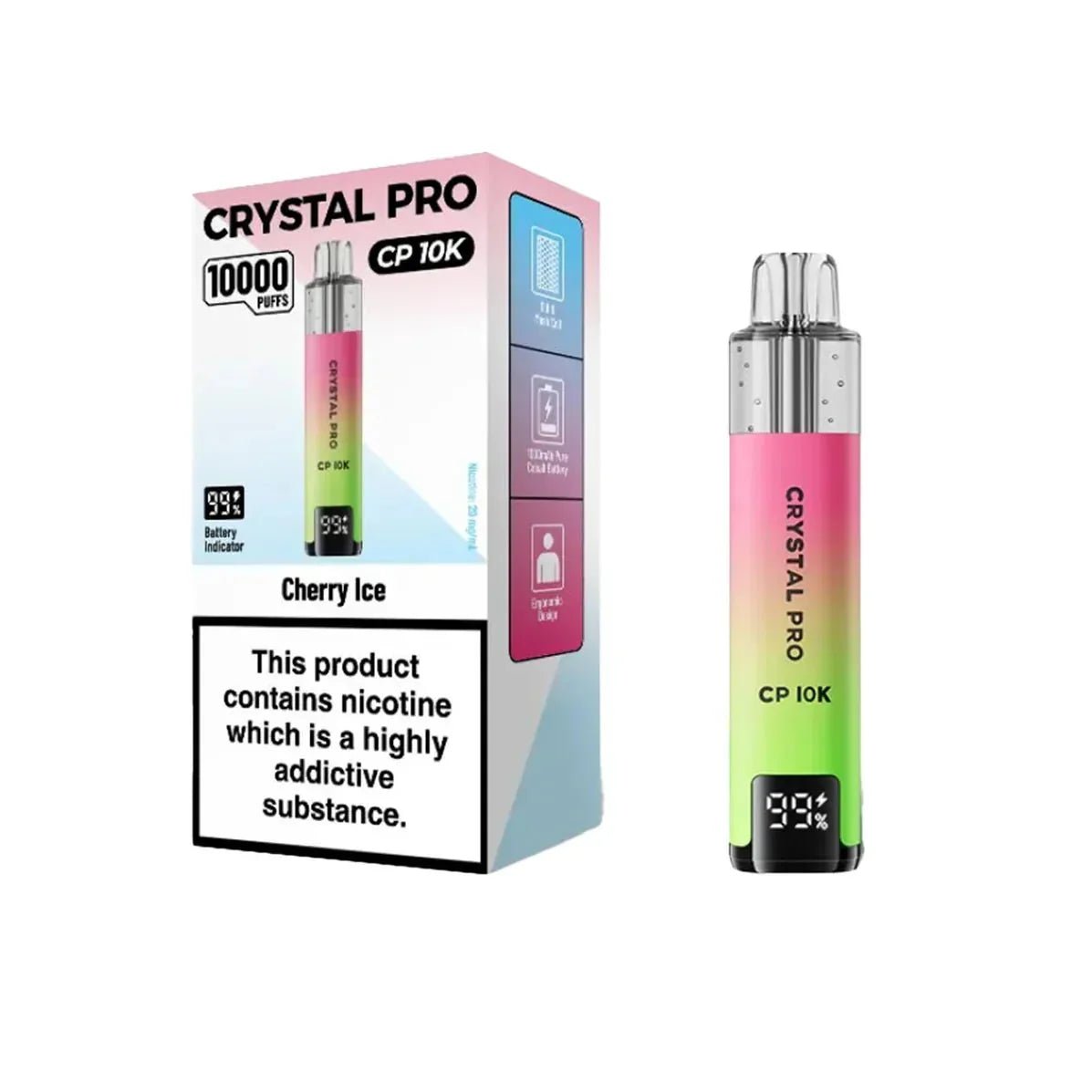 bulk wholesale Crystal Pro CP10000 Prefilled Pod Kit Box of 5 - Fruit Bomb